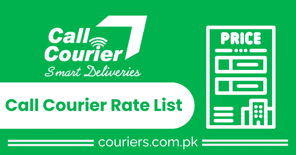 Call Courier Rate List