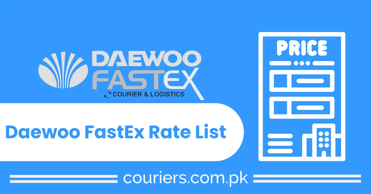 Daewoo FastEx Cargo Rate List