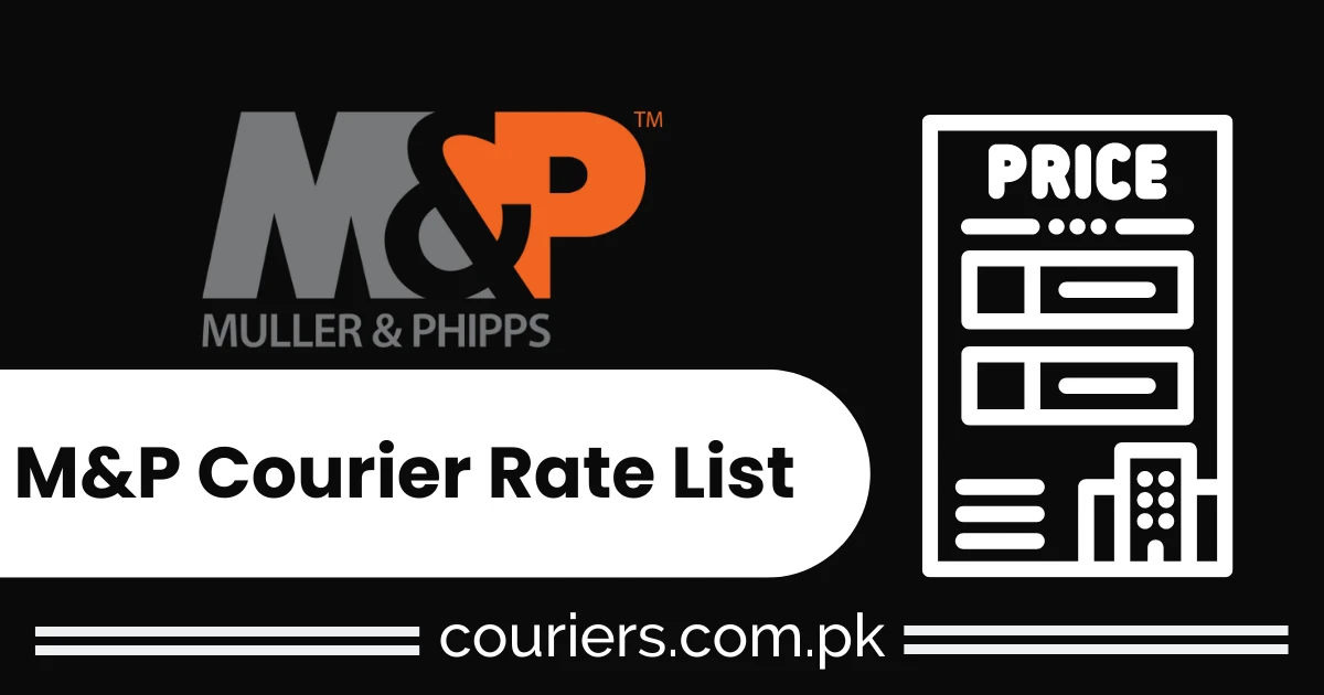 M&P Courier Rate List