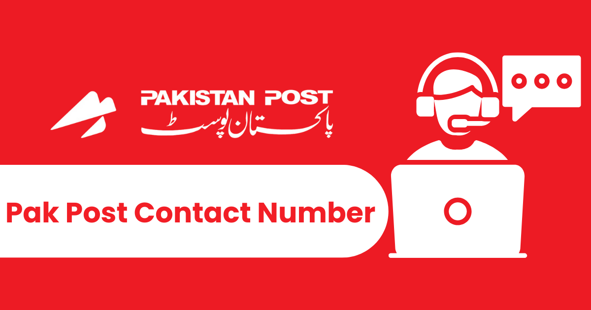 Pak Post Contact Number