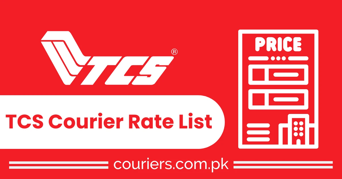 TCS Courier Rate List