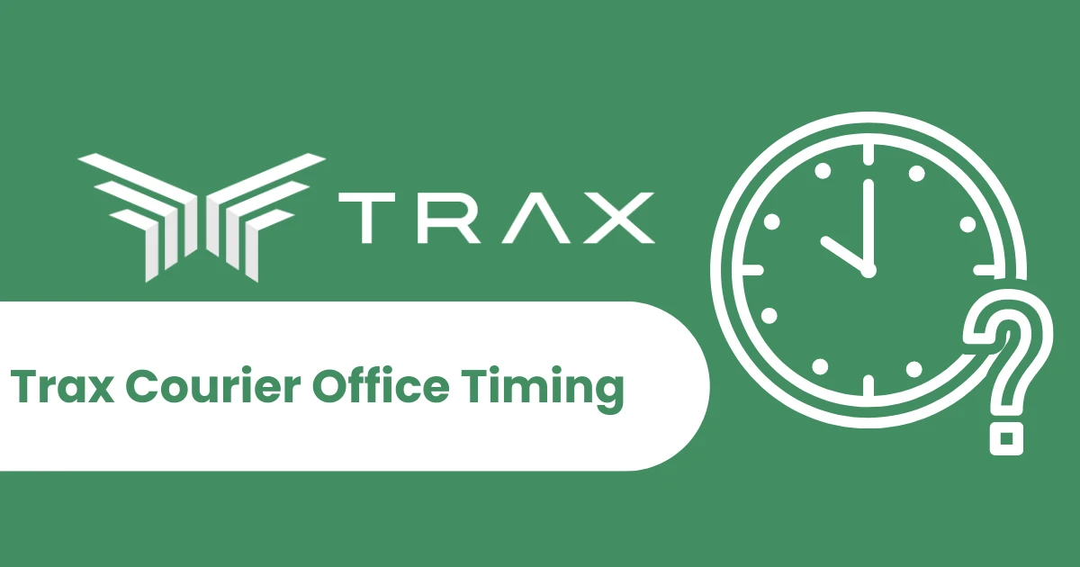 Trax Courier Office Timing