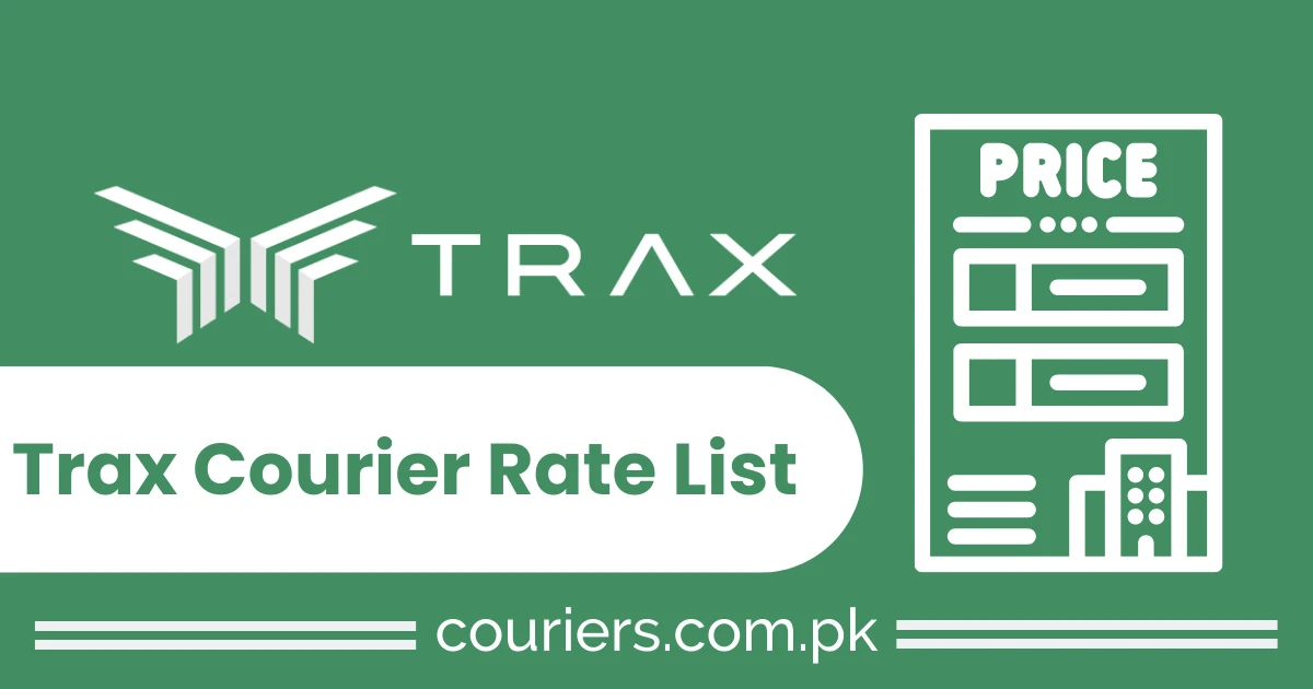 Trax Courier Rate List