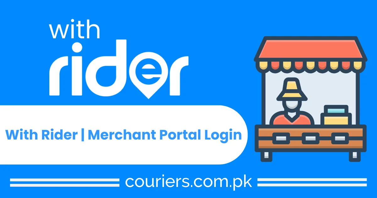 With Rider Merchant Portal Login